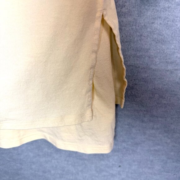 Pure J Jill XL Boat Neck Layered Tunic Butter Yellow 3/4 Sleeve Cotton Modal - Picture 4 of 11